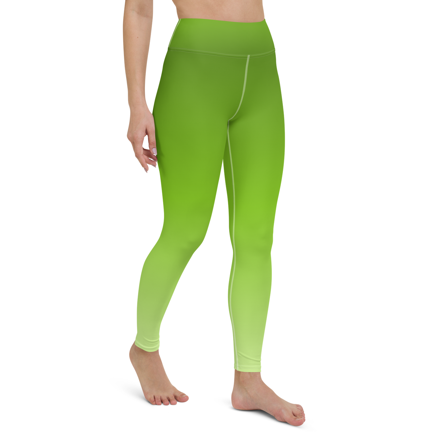 Lime | Color Gradients | All-Over Print Yoga Leggings - #2