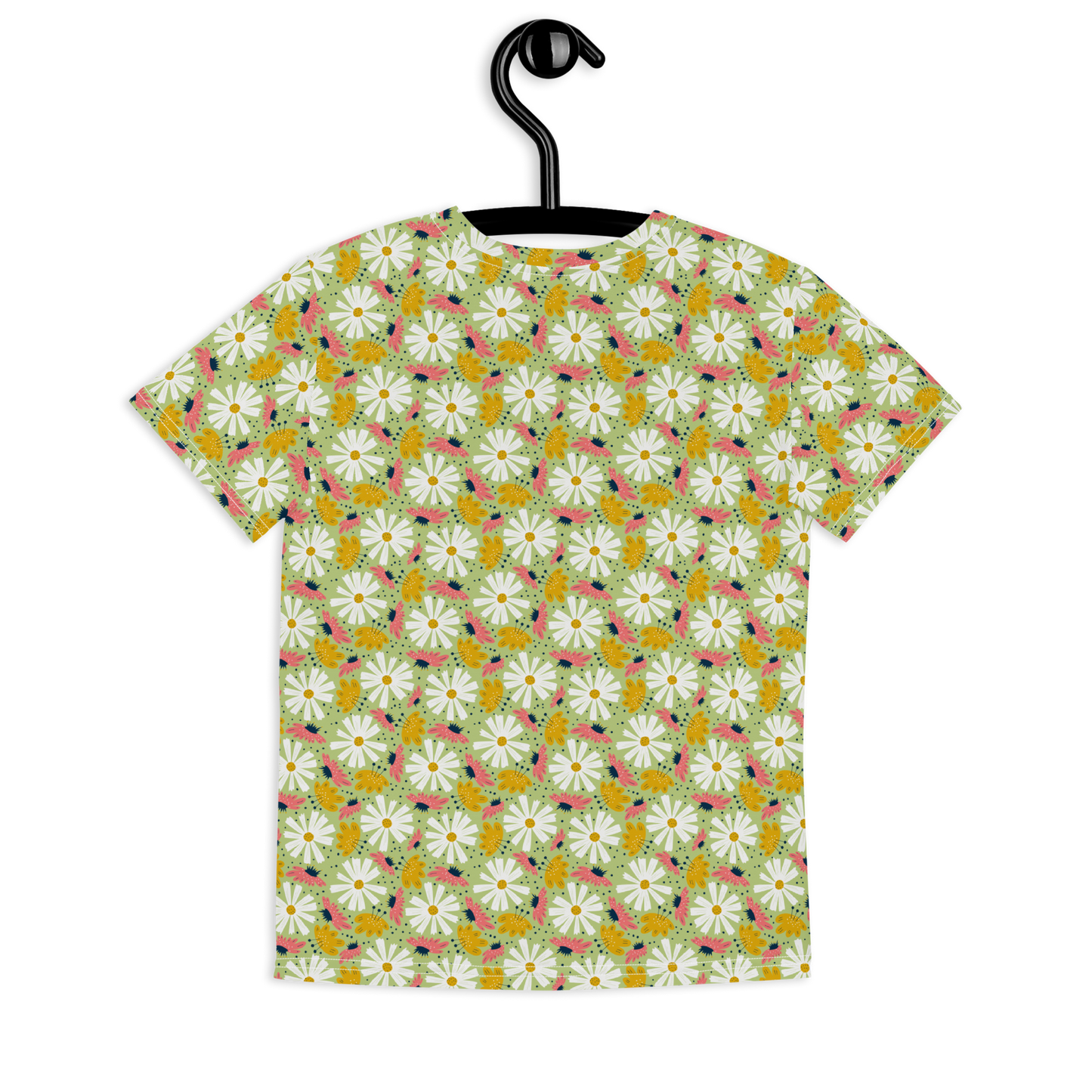 Scandinavian Spring Floral | Seamless Patterns | All-Over Print Youth Crew Neck T-shirt - #4
