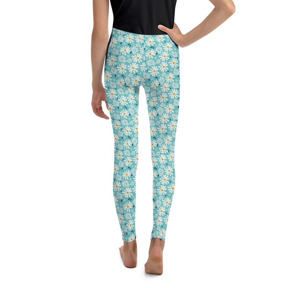 Scandinavian Spring Floral | Seamless Patterns | All-Over Print Youth Leggings - #10