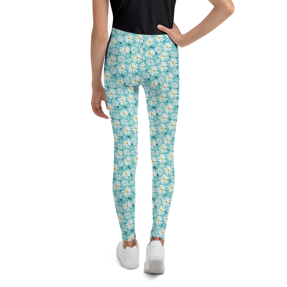 Scandinavian Spring Floral | Seamless Patterns | All-Over Print Youth Leggings - #10