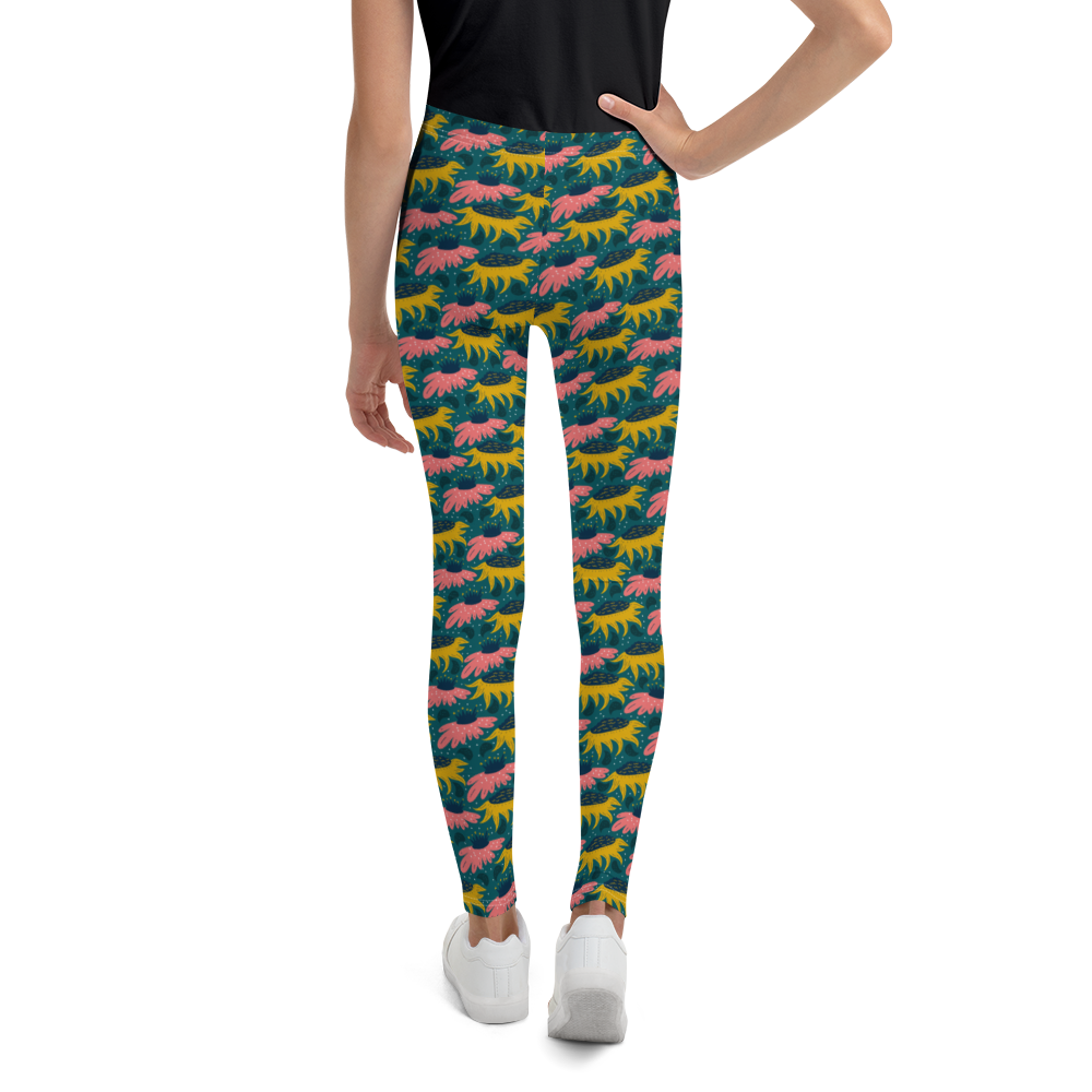 Scandinavian Spring Floral | Seamless Patterns | All-Over Print Youth Leggings - #8