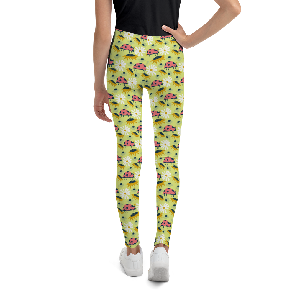 Scandinavian Spring Floral | Seamless Patterns | All-Over Print Youth Leggings - #6