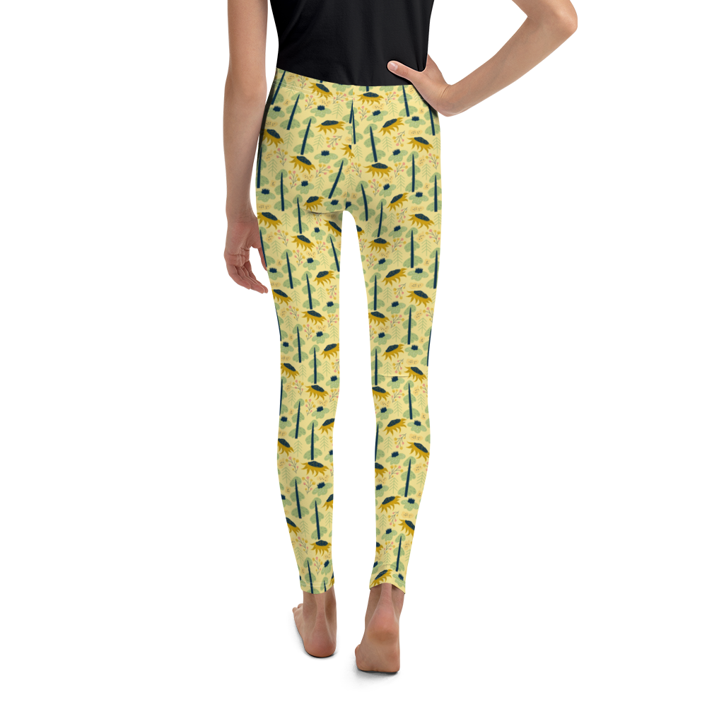 Scandinavian Spring Floral | Seamless Patterns | All-Over Print Youth Leggings - #1