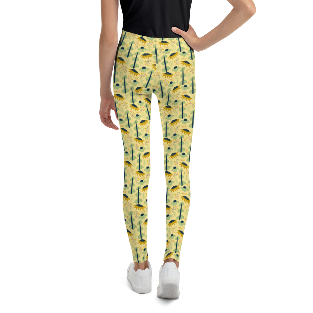 Scandinavian Spring Floral | Seamless Patterns | All-Over Print Youth Leggings - #1