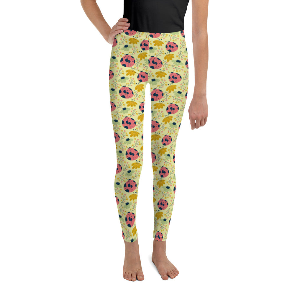 Scandinavian Spring Floral | Seamless Patterns | All-Over Print Youth Leggings - #9