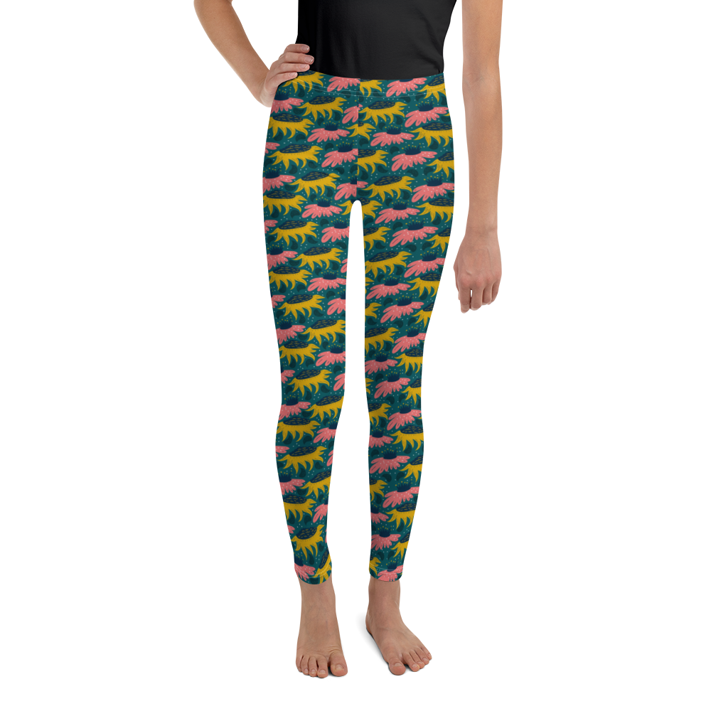 Scandinavian Spring Floral | Seamless Patterns | All-Over Print Youth Leggings - #8