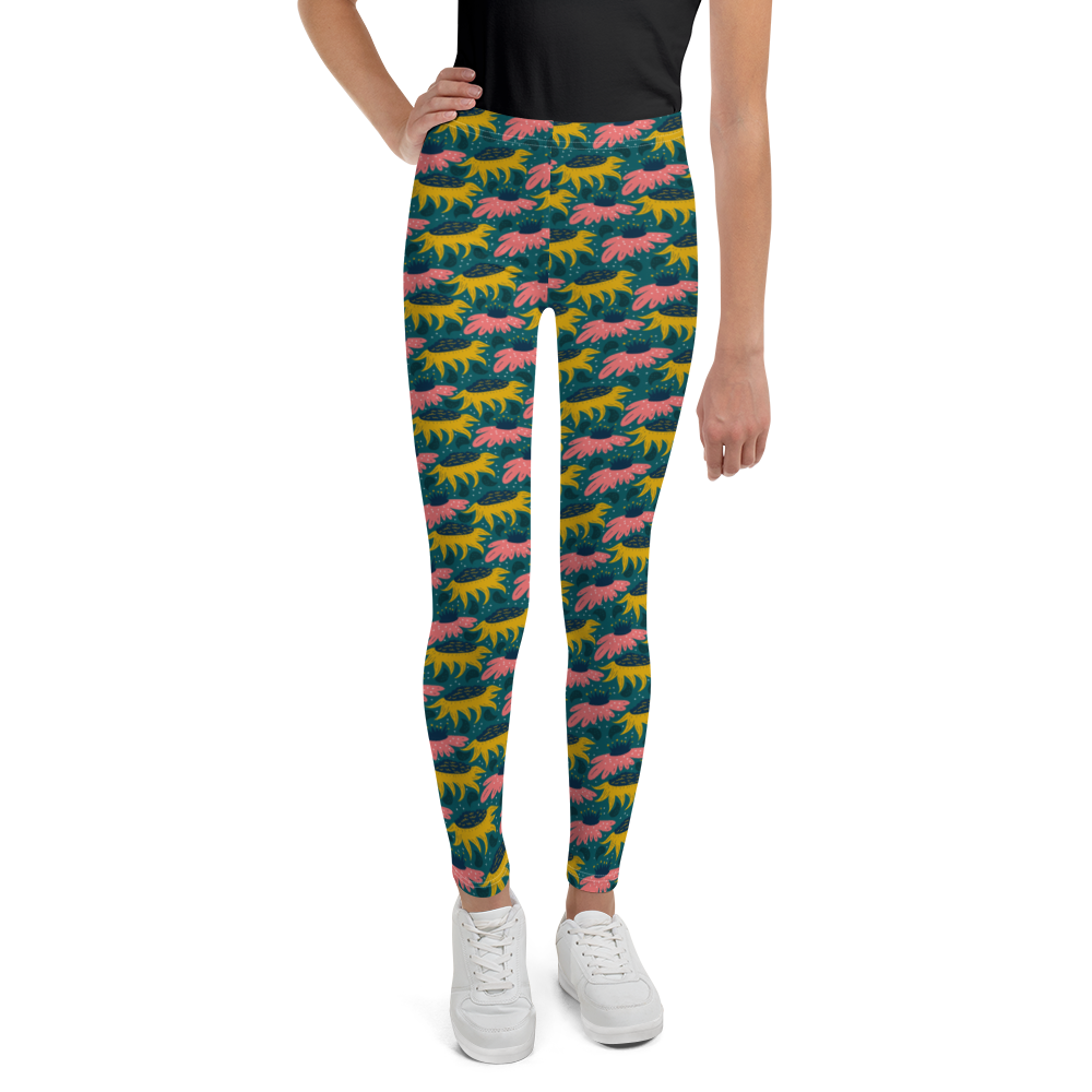 Scandinavian Spring Floral | Seamless Patterns | All-Over Print Youth Leggings - #8