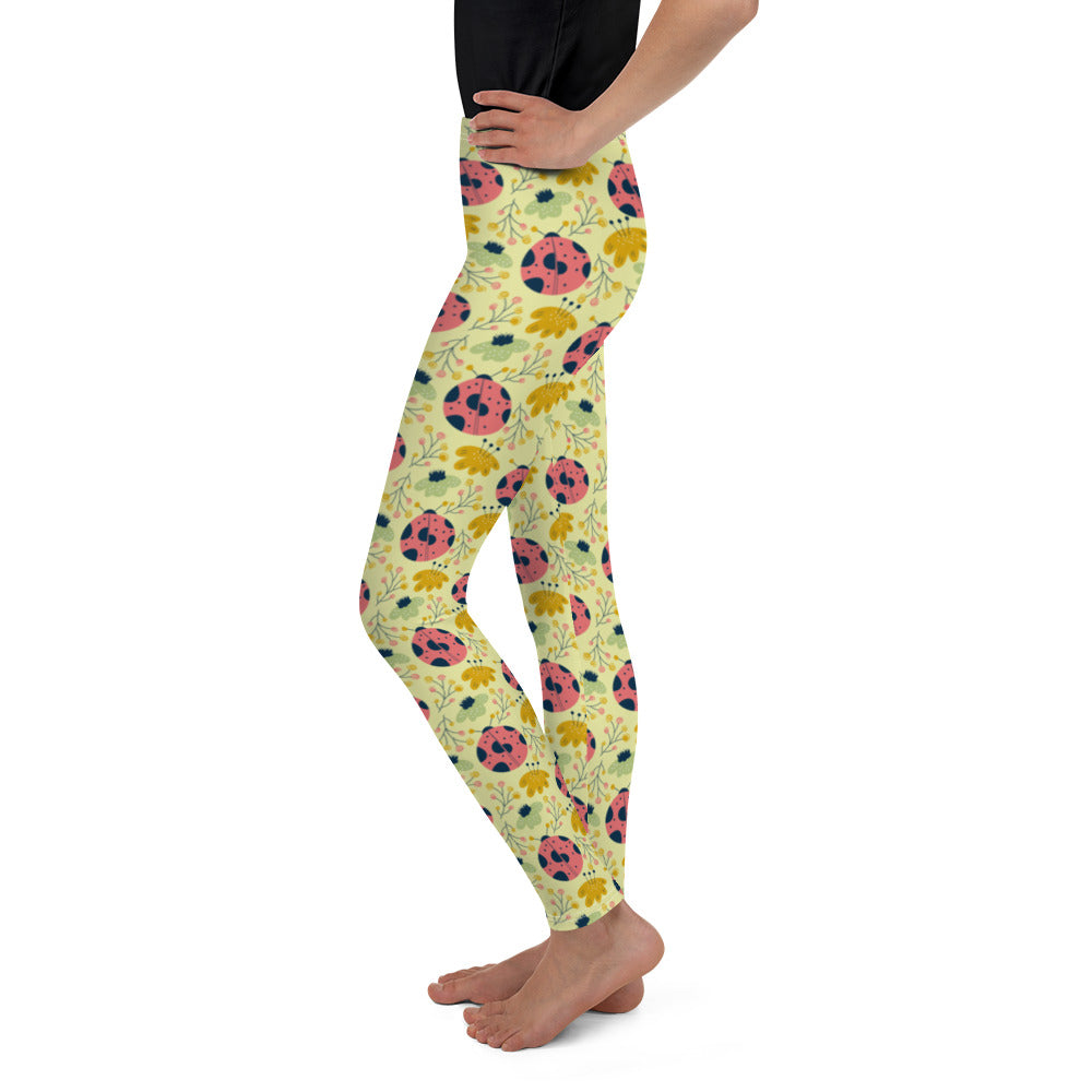 Scandinavian Spring Floral | Seamless Patterns | All-Over Print Youth Leggings - #9