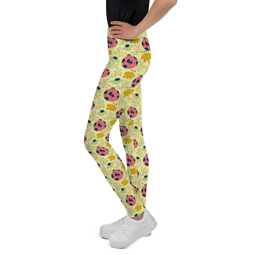 Scandinavian Spring Floral | Seamless Patterns | All-Over Print Youth Leggings - #9