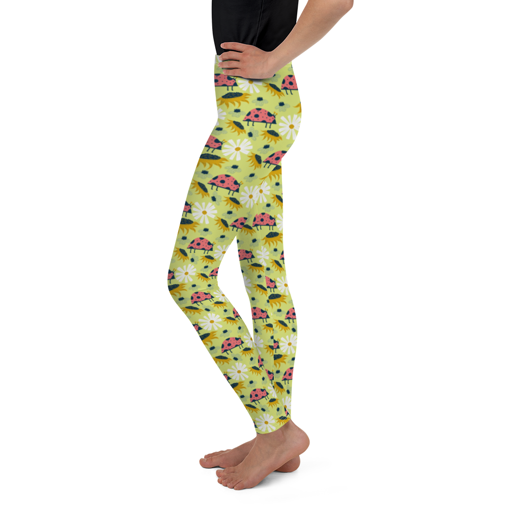 Scandinavian Spring Floral | Seamless Patterns | All-Over Print Youth Leggings - #6