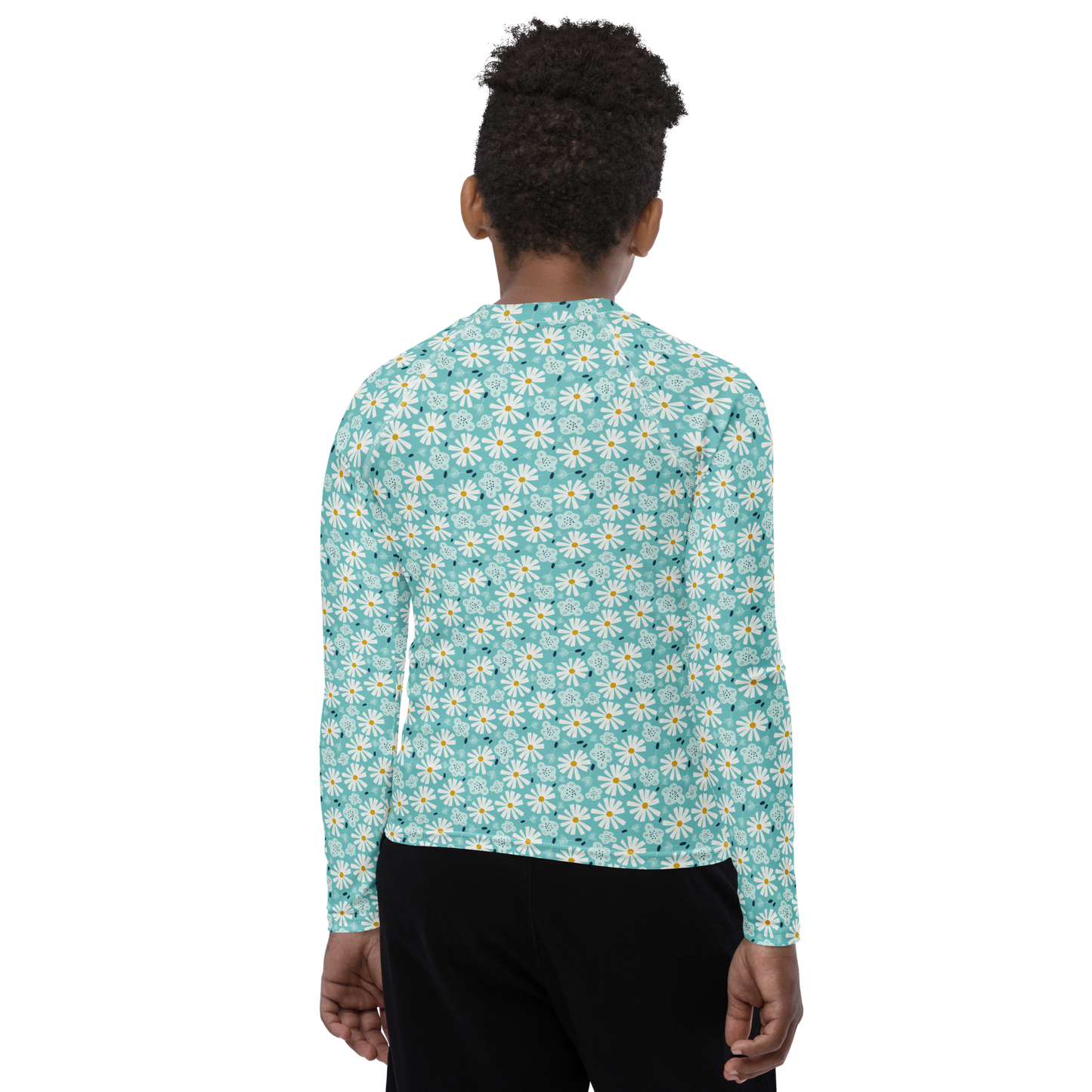 Scandinavian Spring Floral | Seamless Patterns | All-Over Print Youth Rash Guard - #10