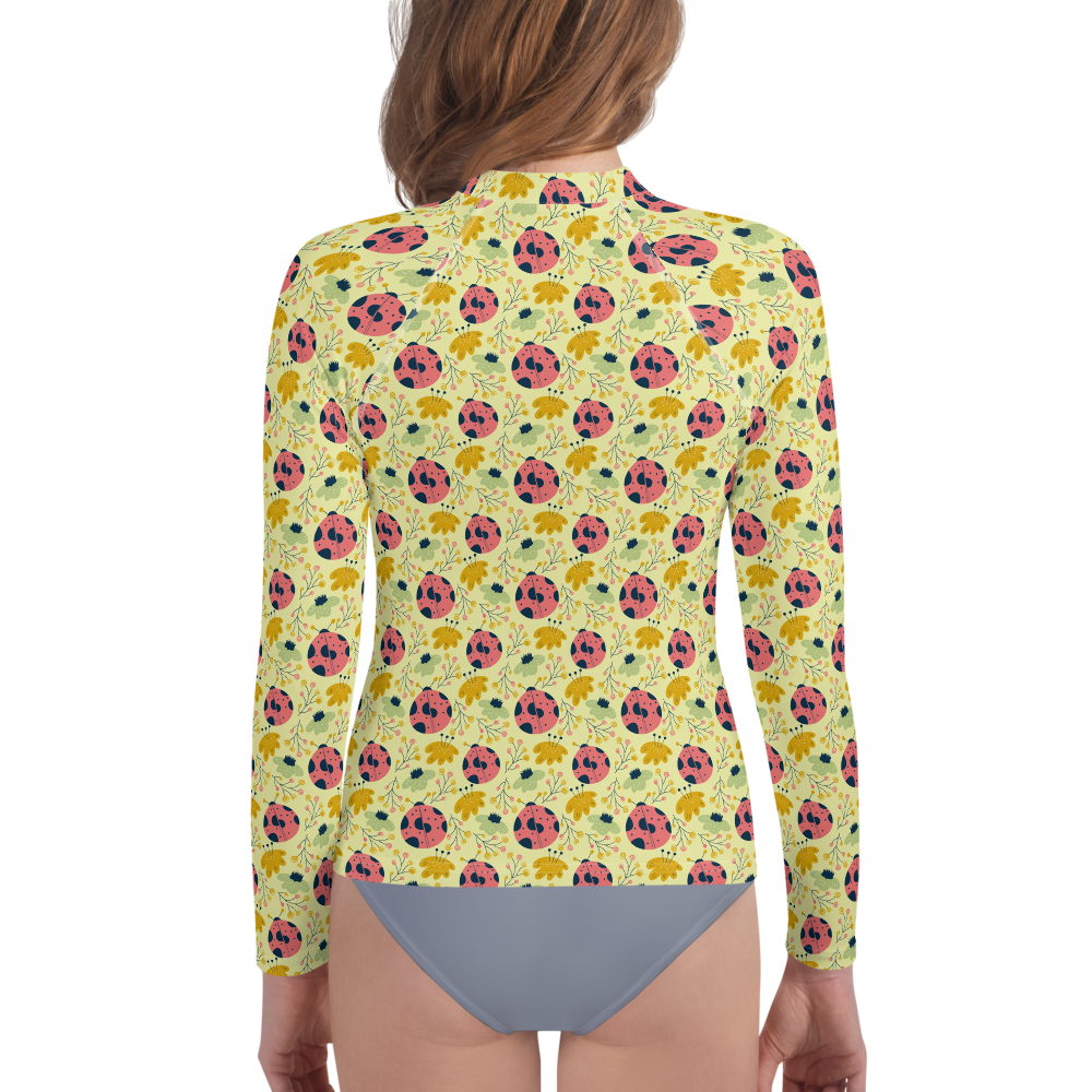 Scandinavian Spring Floral | Seamless Patterns | All-Over Print Youth Rash Guard - #9