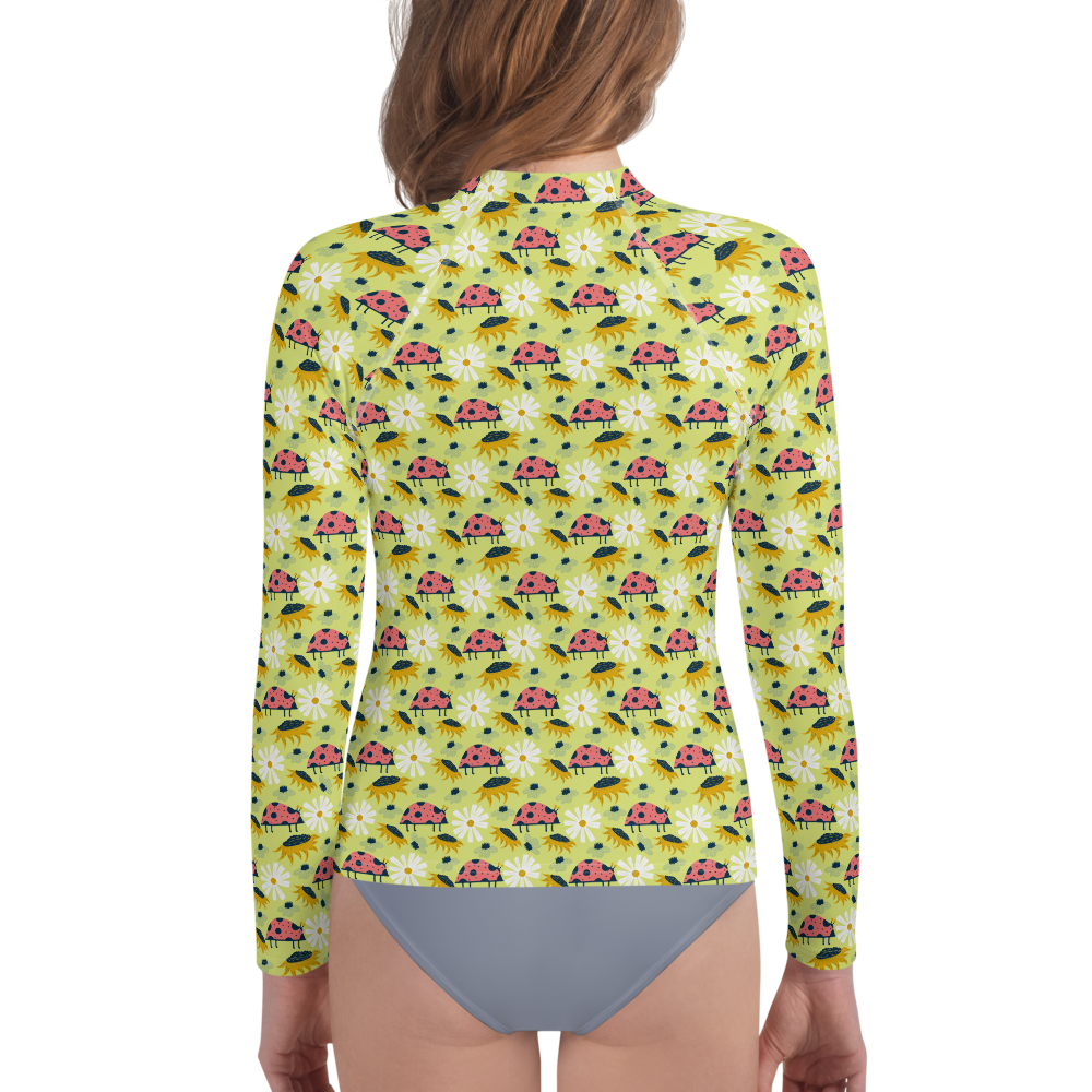 Scandinavian Spring Floral | Seamless Patterns | All-Over Print Youth Rash Guard - #6