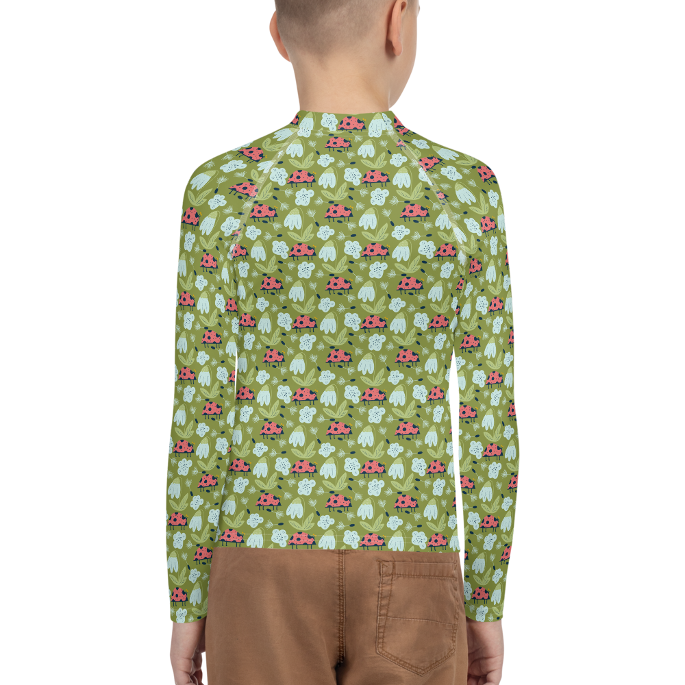 Scandinavian Spring Floral | Seamless Patterns | All-Over Print Youth Rash Guard - #5