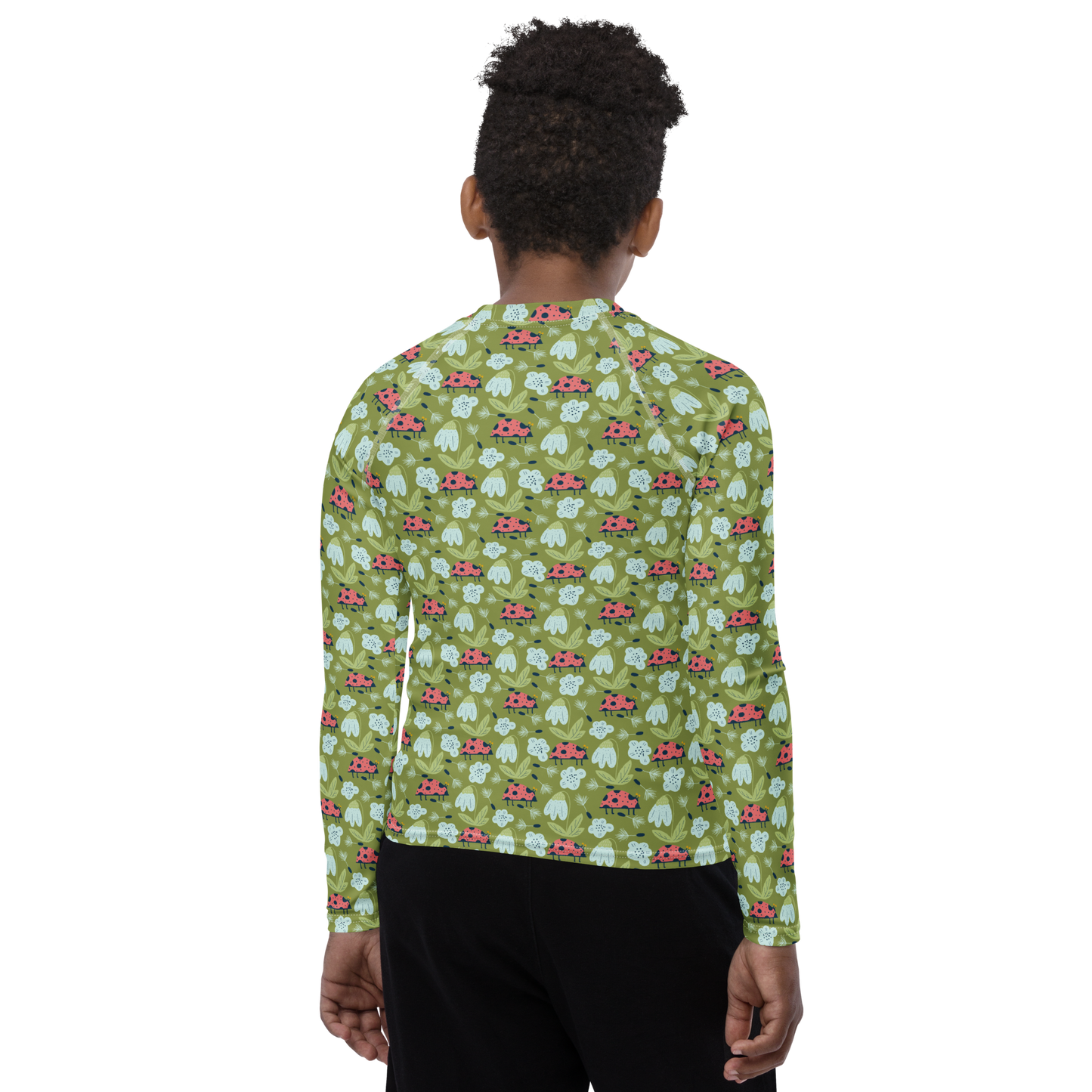 Scandinavian Spring Floral | Seamless Patterns | All-Over Print Youth Rash Guard - #5