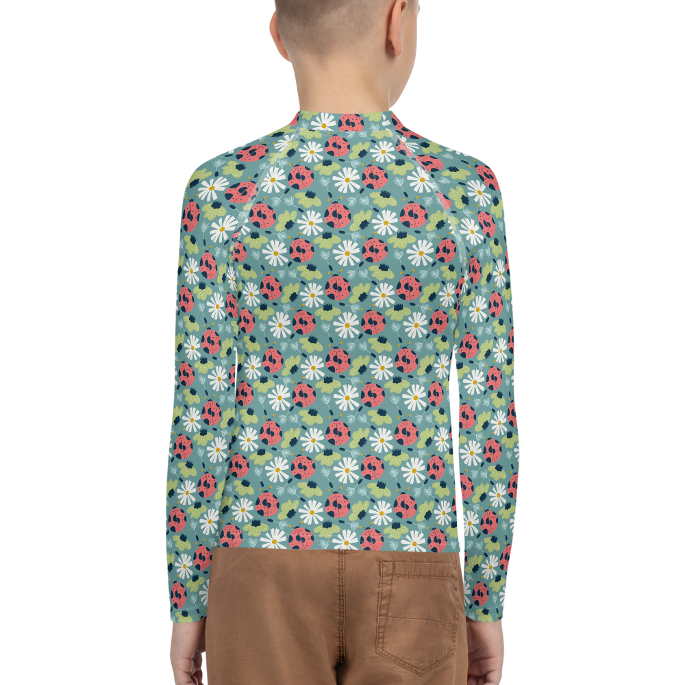 Scandinavian Spring Floral | Seamless Patterns | All-Over Print Youth Rash Guard - #2