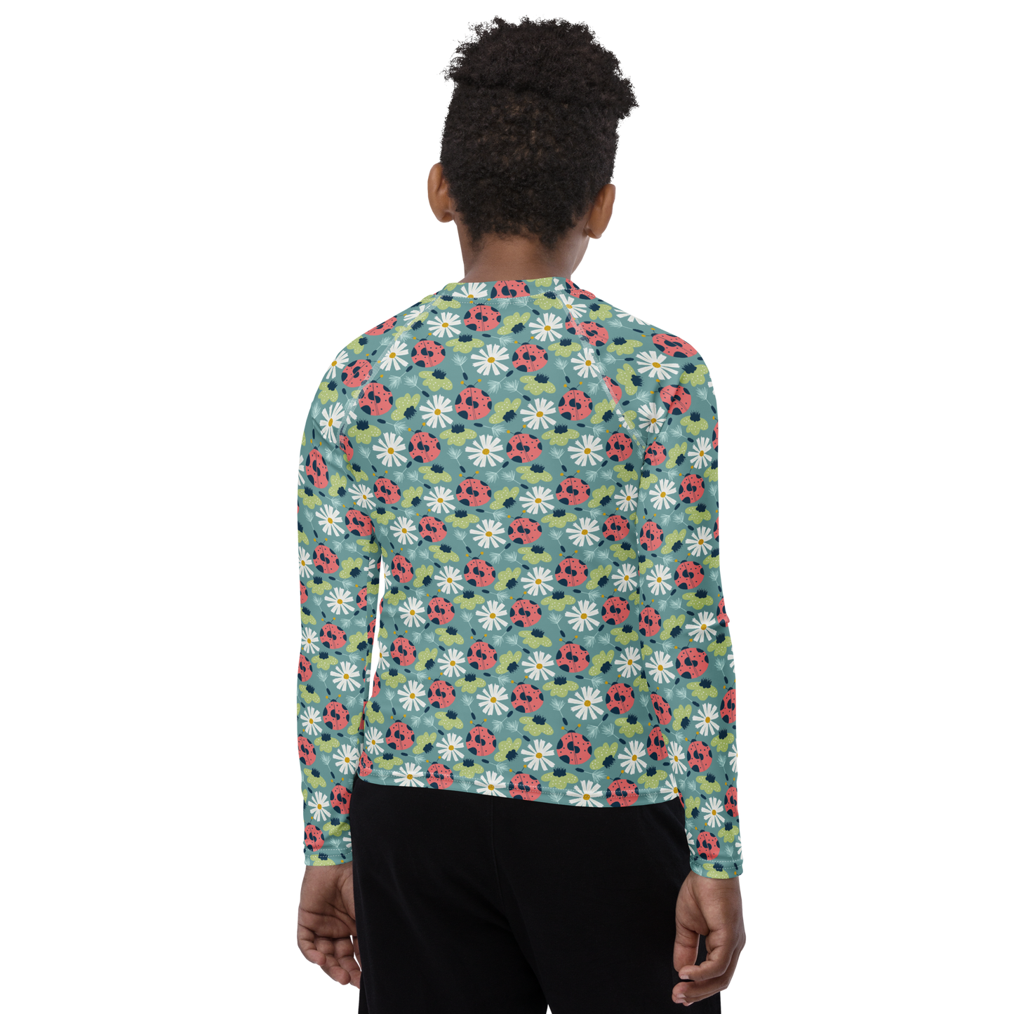 Scandinavian Spring Floral | Seamless Patterns | All-Over Print Youth Rash Guard - #2