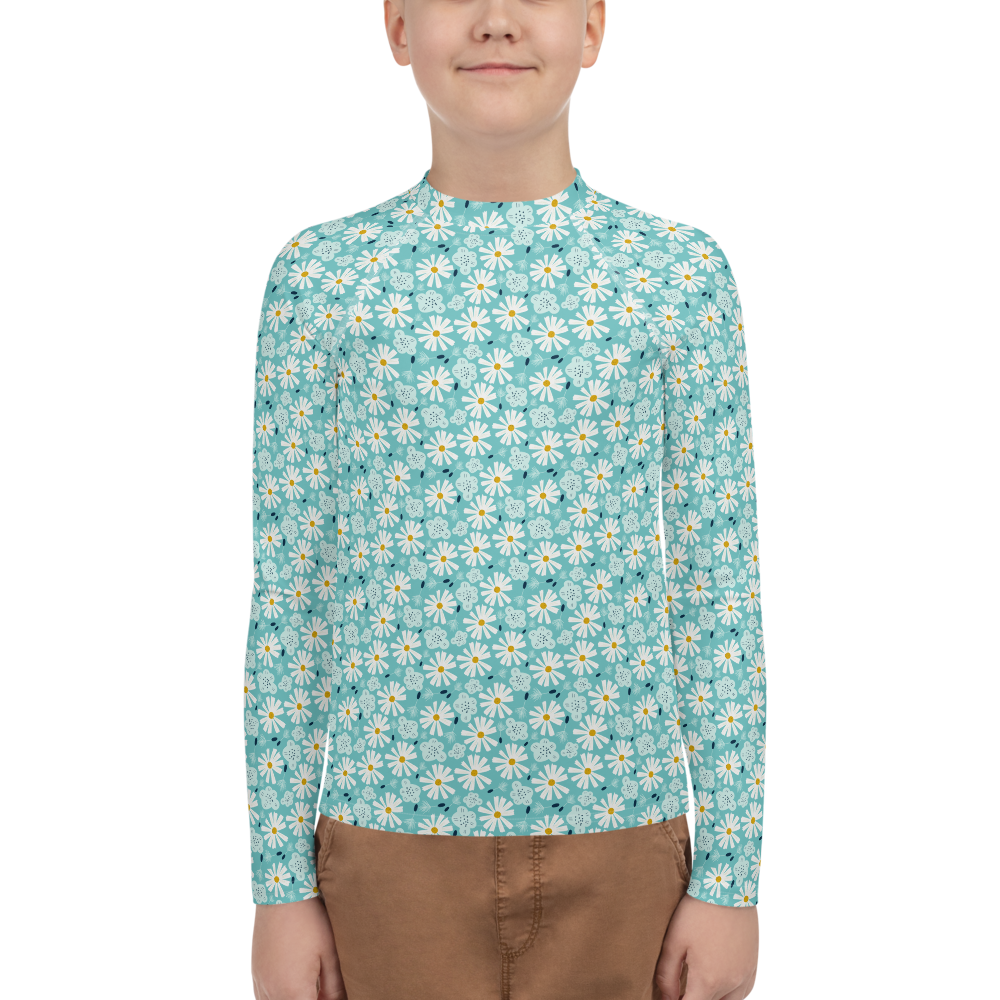 Scandinavian Spring Floral | Seamless Patterns | All-Over Print Youth Rash Guard - #10