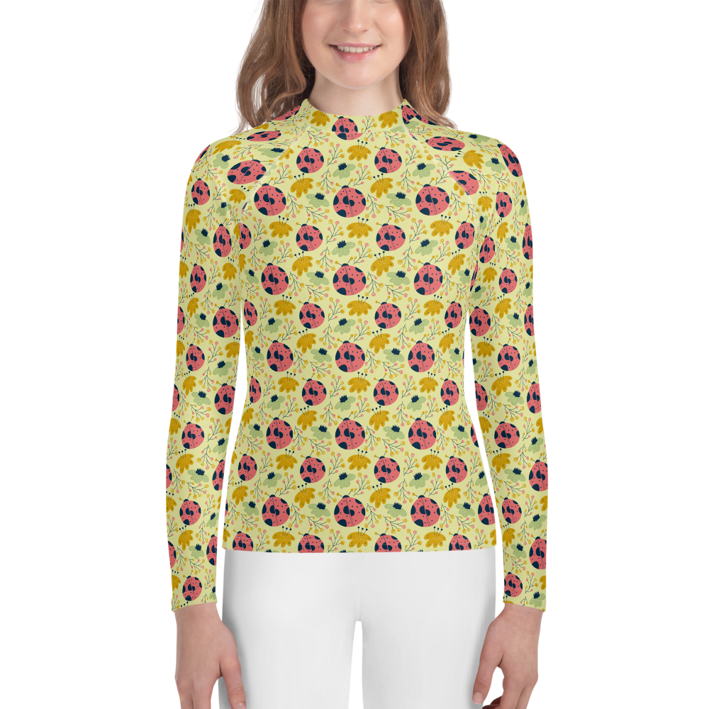 Scandinavian Spring Floral | Seamless Patterns | All-Over Print Youth Rash Guard - #9