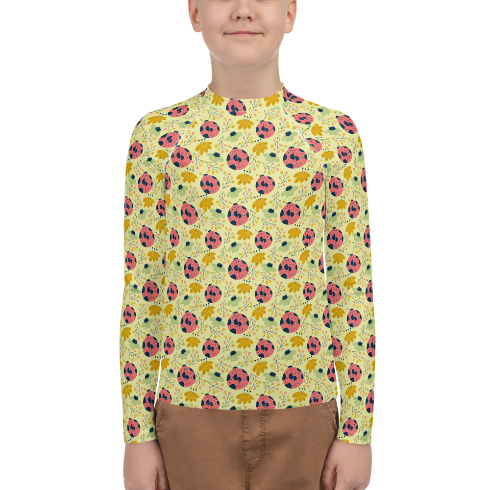 Scandinavian Spring Floral | Seamless Patterns | All-Over Print Youth Rash Guard - #9