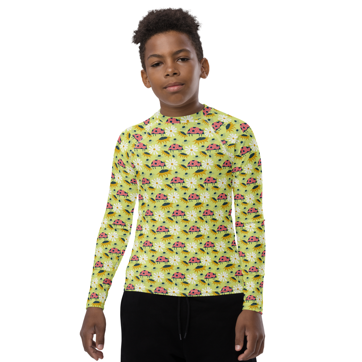 Scandinavian Spring Floral | Seamless Patterns | All-Over Print Youth Rash Guard - #6