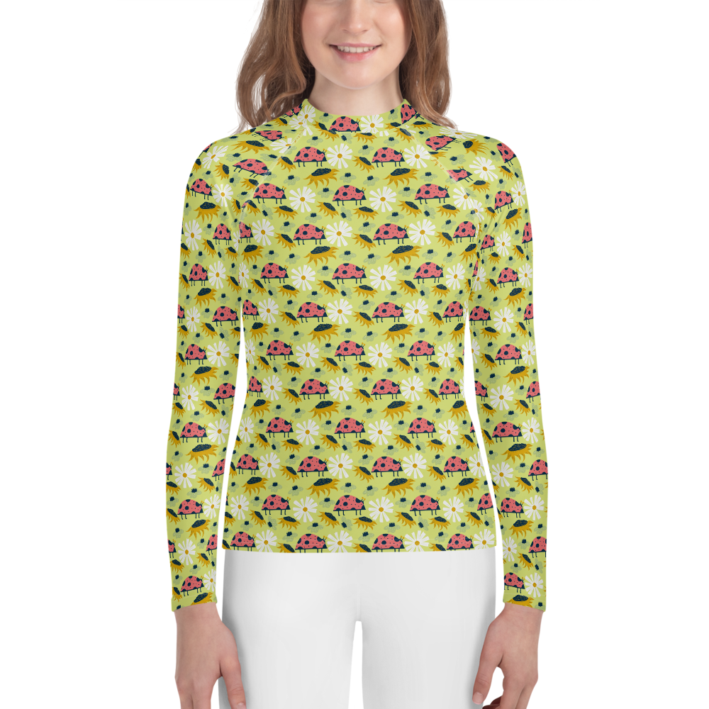 Scandinavian Spring Floral | Seamless Patterns | All-Over Print Youth Rash Guard - #6