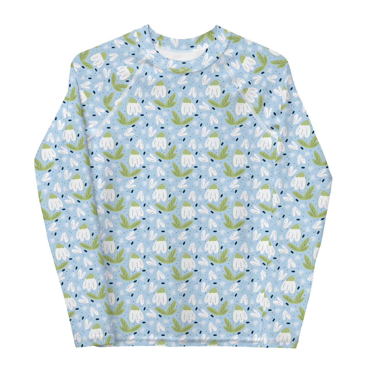 Scandinavian Spring Floral | Seamless Patterns | All-Over Print Youth Rash Guard - #3