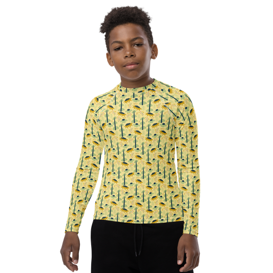 Scandinavian Spring Floral | Seamless Patterns | All-Over Print Youth Rash Guard - #1