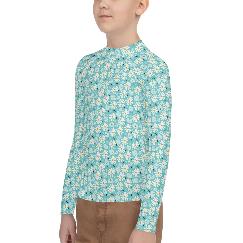 Scandinavian Spring Floral | Seamless Patterns | All-Over Print Youth Rash Guard - #10