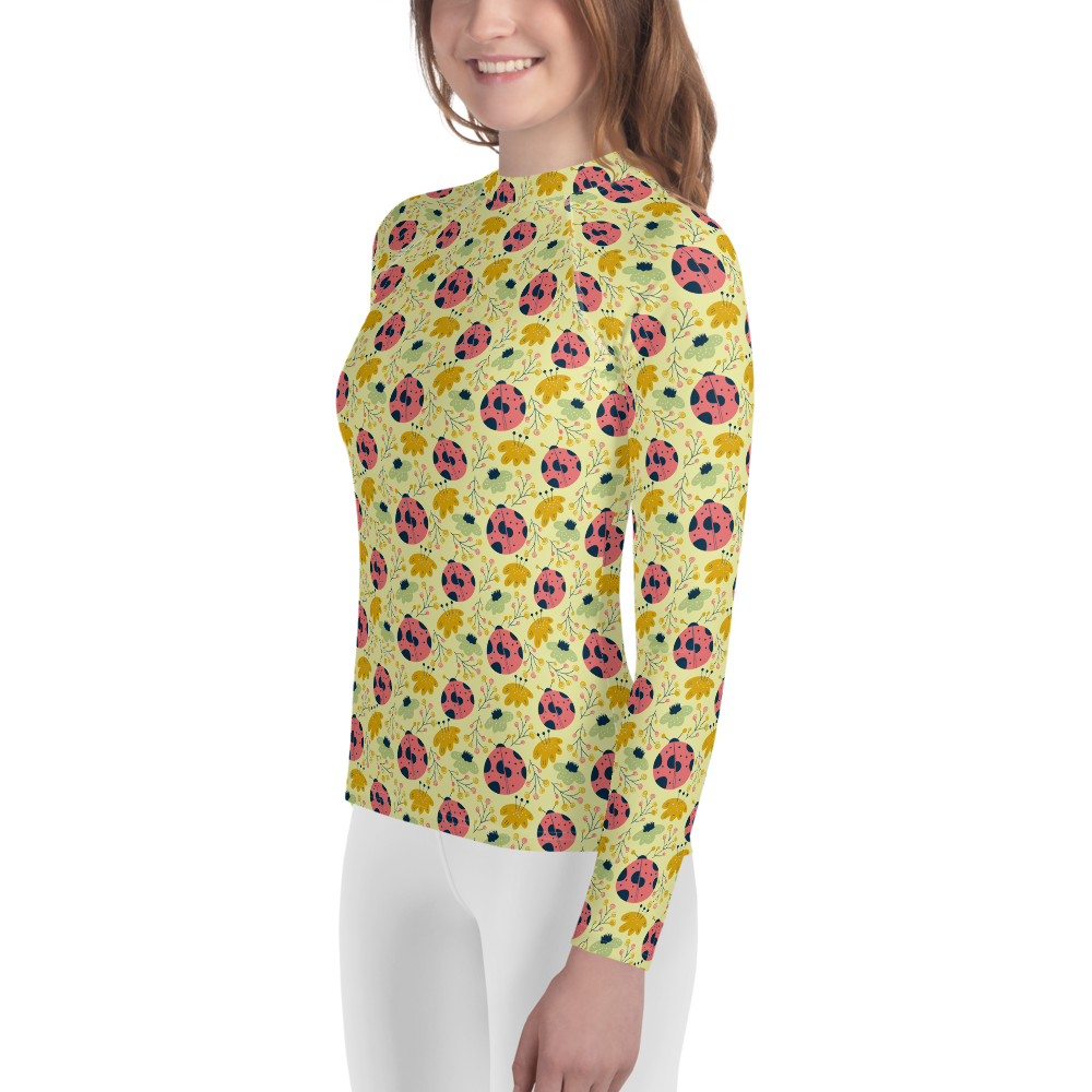 Scandinavian Spring Floral | Seamless Patterns | All-Over Print Youth Rash Guard - #9