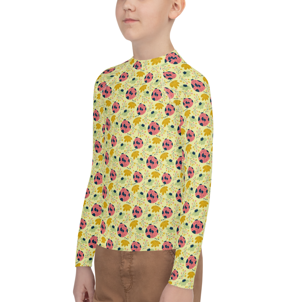 Scandinavian Spring Floral | Seamless Patterns | All-Over Print Youth Rash Guard - #9