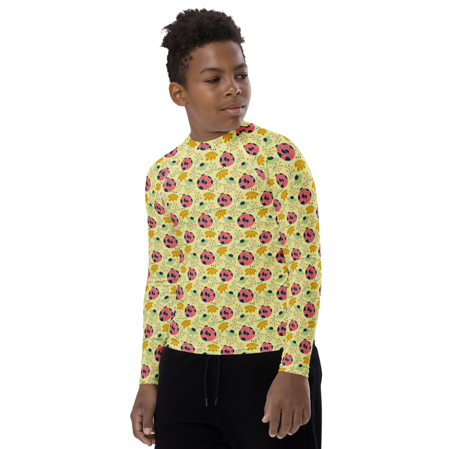 Scandinavian Spring Floral | Seamless Patterns | All-Over Print Youth Rash Guard - #9