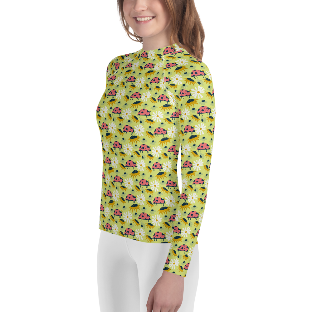 Scandinavian Spring Floral | Seamless Patterns | All-Over Print Youth Rash Guard - #6