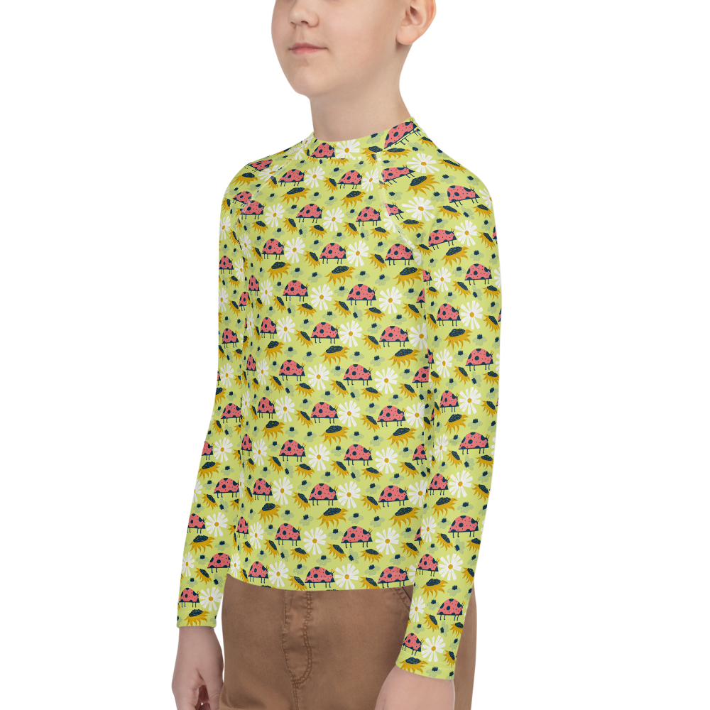 Scandinavian Spring Floral | Seamless Patterns | All-Over Print Youth Rash Guard - #6