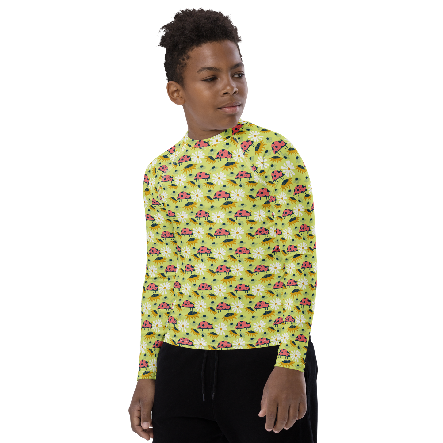 Scandinavian Spring Floral | Seamless Patterns | All-Over Print Youth Rash Guard - #6