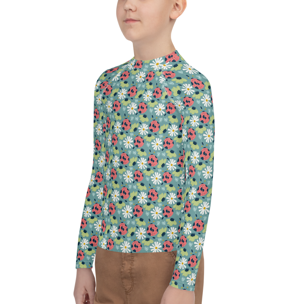 Scandinavian Spring Floral | Seamless Patterns | All-Over Print Youth Rash Guard - #2