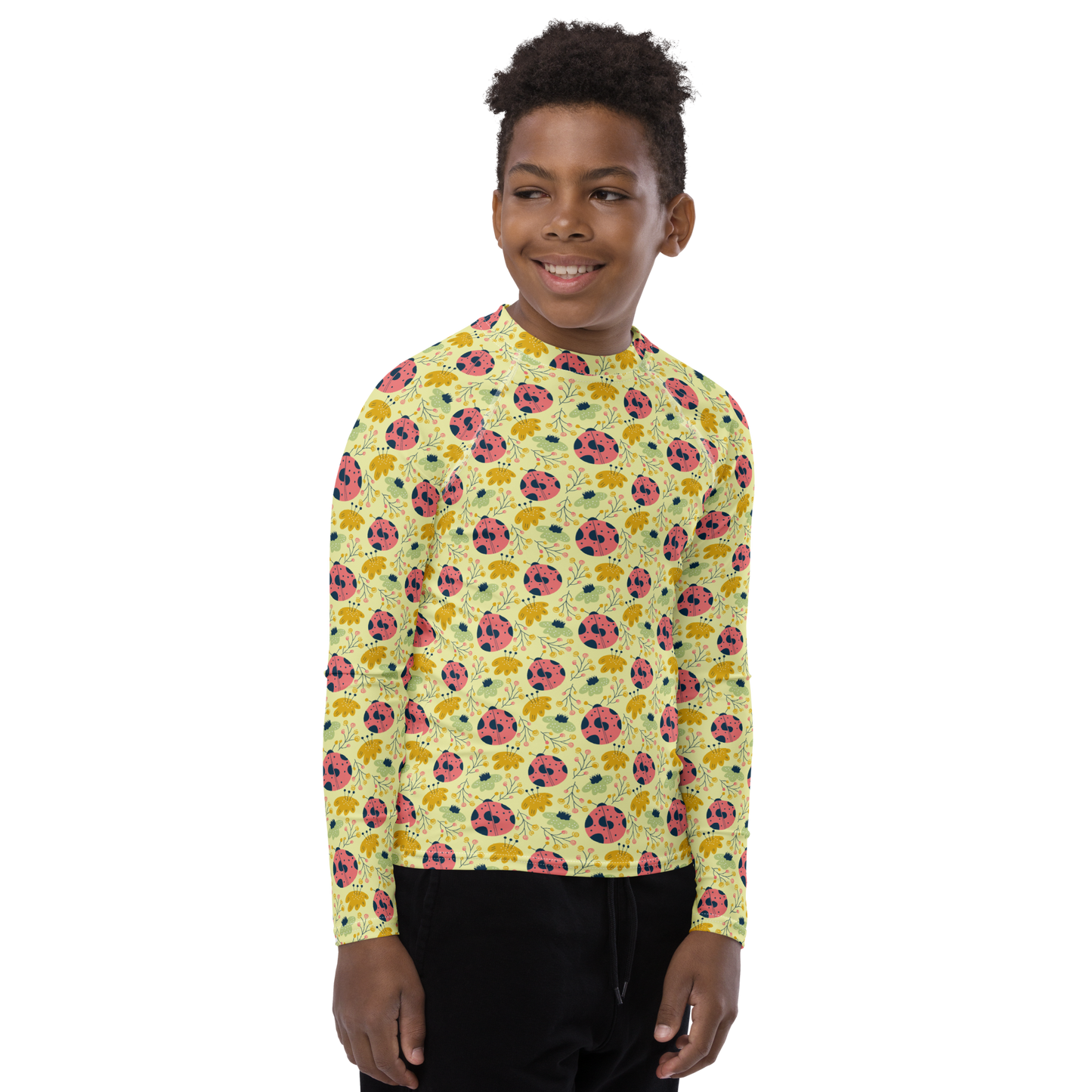 Scandinavian Spring Floral | Seamless Patterns | All-Over Print Youth Rash Guard - #9