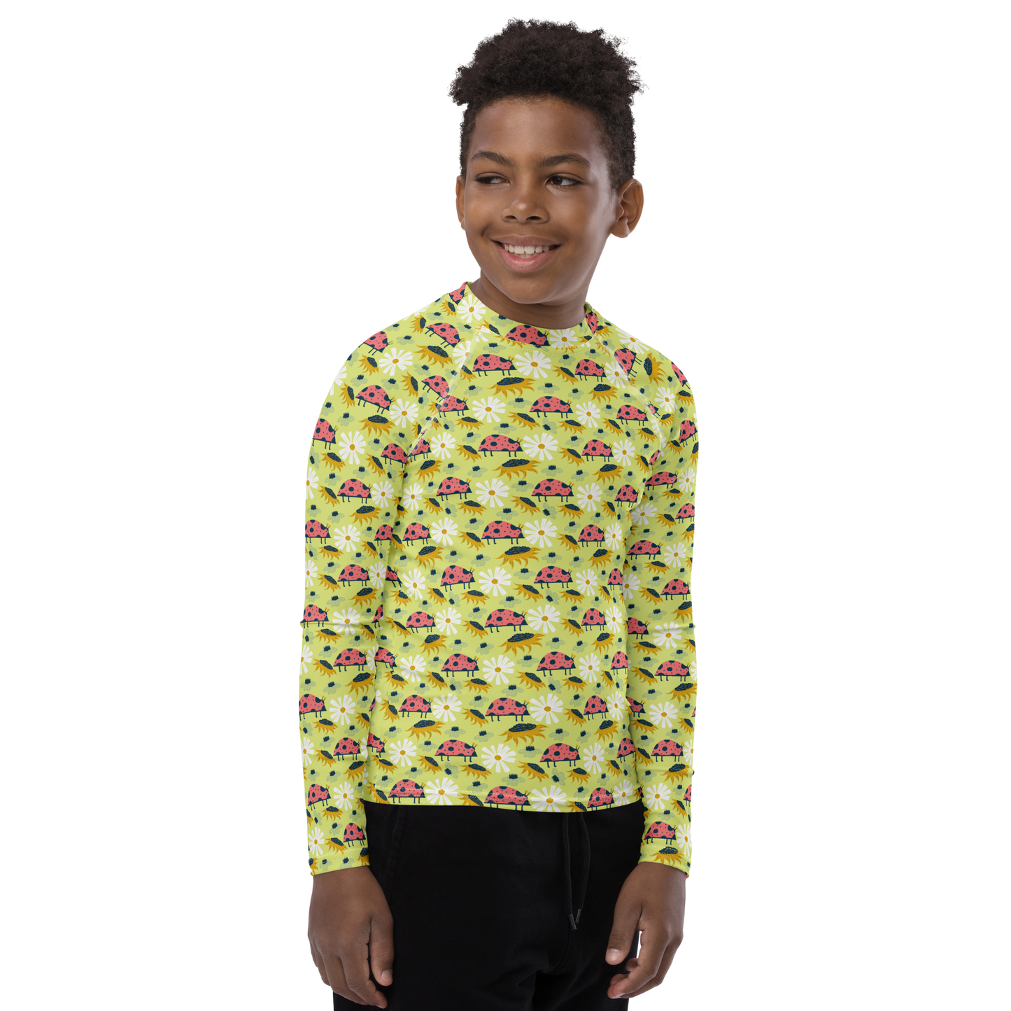 Scandinavian Spring Floral | Seamless Patterns | All-Over Print Youth Rash Guard - #6