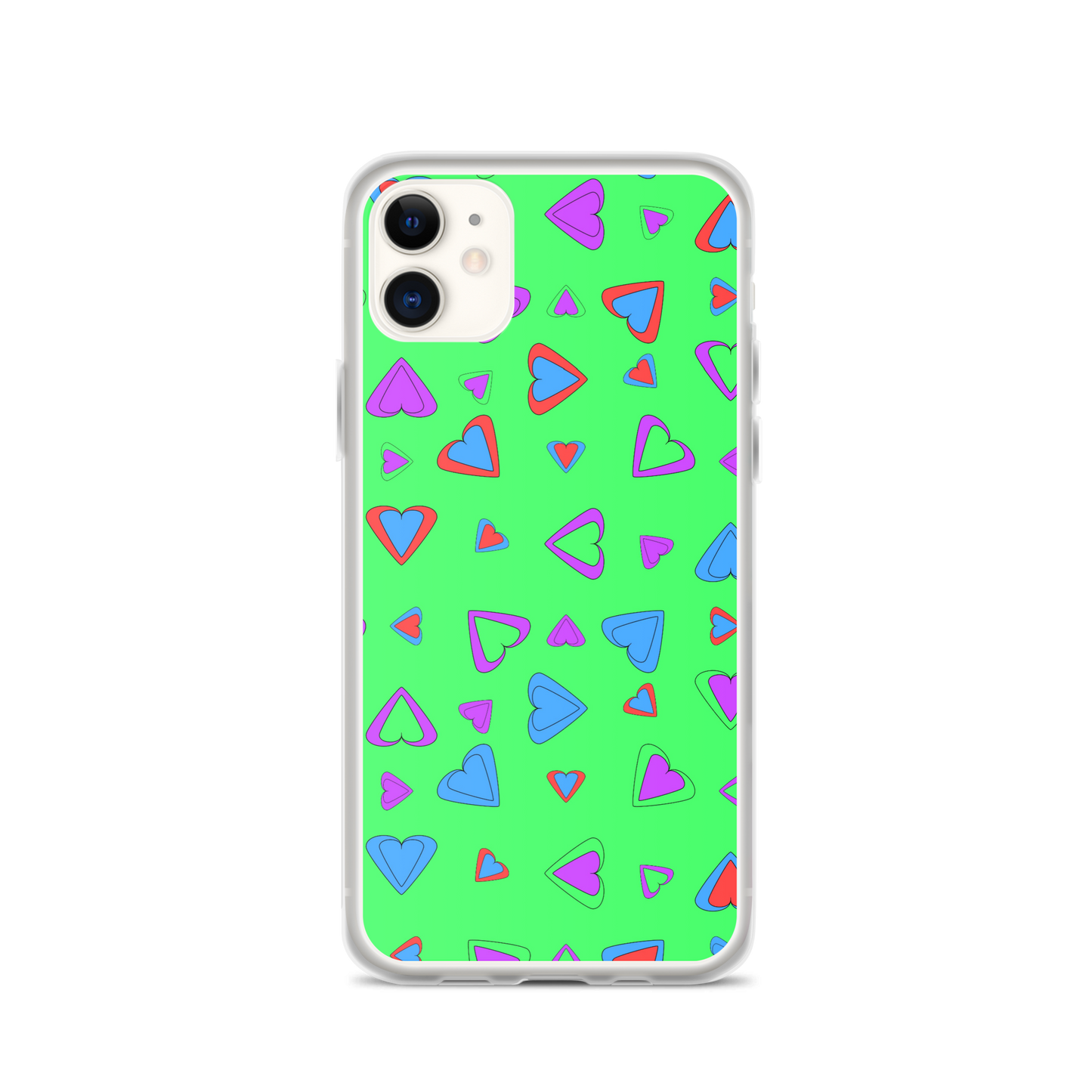 Rainbow Of Hearts | Batch 01 | Seamless Patterns | iPhone Case - #7