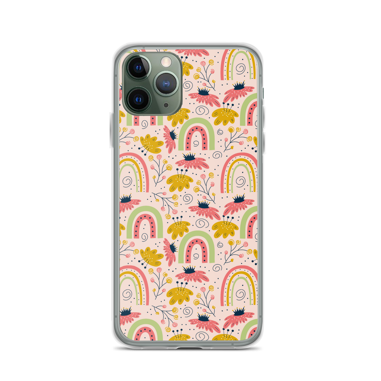 Scandinavian Spring Floral | Seamless Patterns | iPhone Case - #7