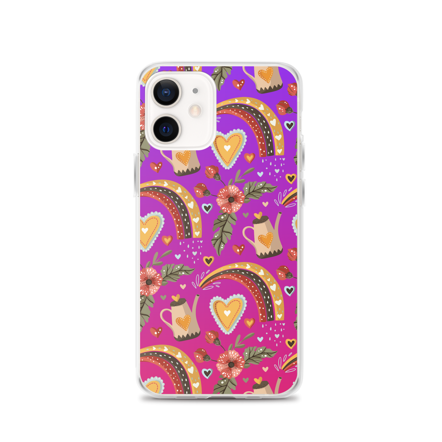 Pink & Purple | Boho Birds Pattern | Bohemian Style | iPhone Case - #6