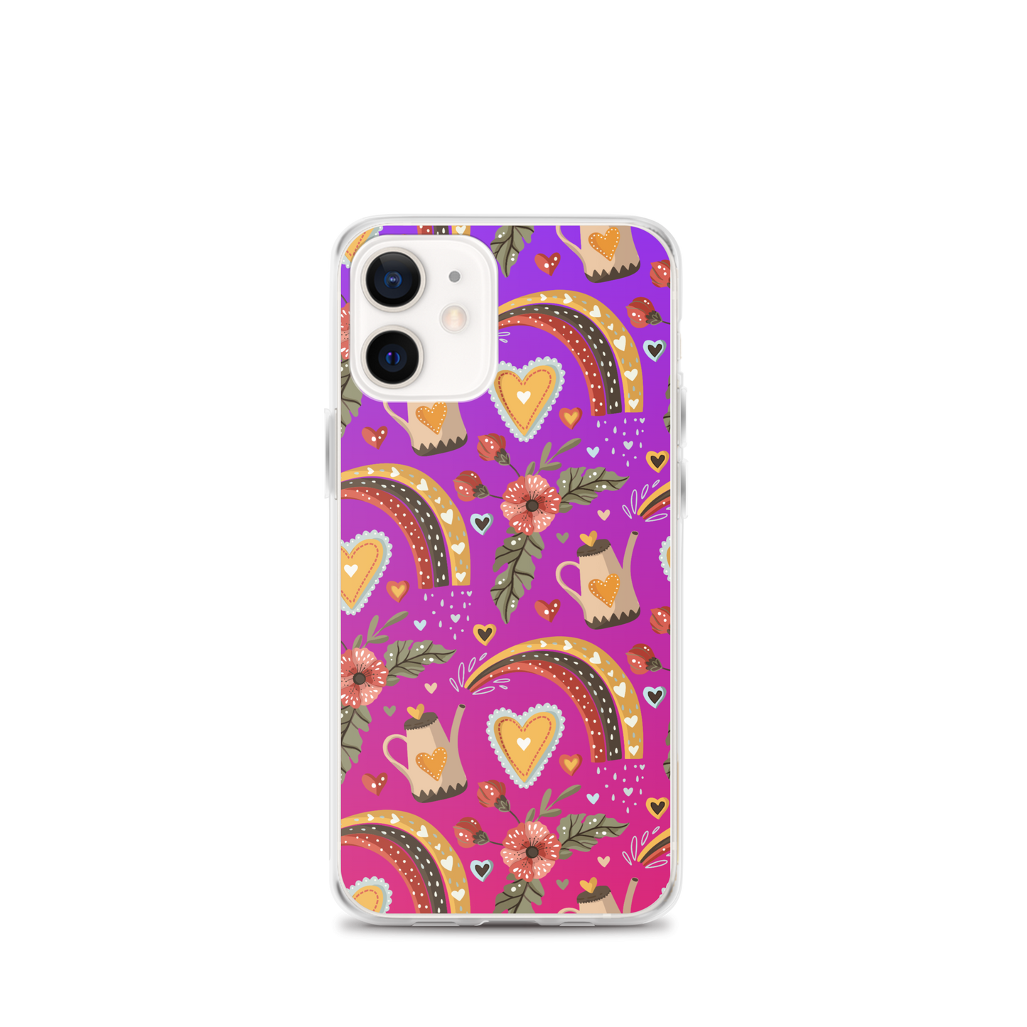 Pink & Purple | Boho Birds Pattern | Bohemian Style | iPhone Case - #6