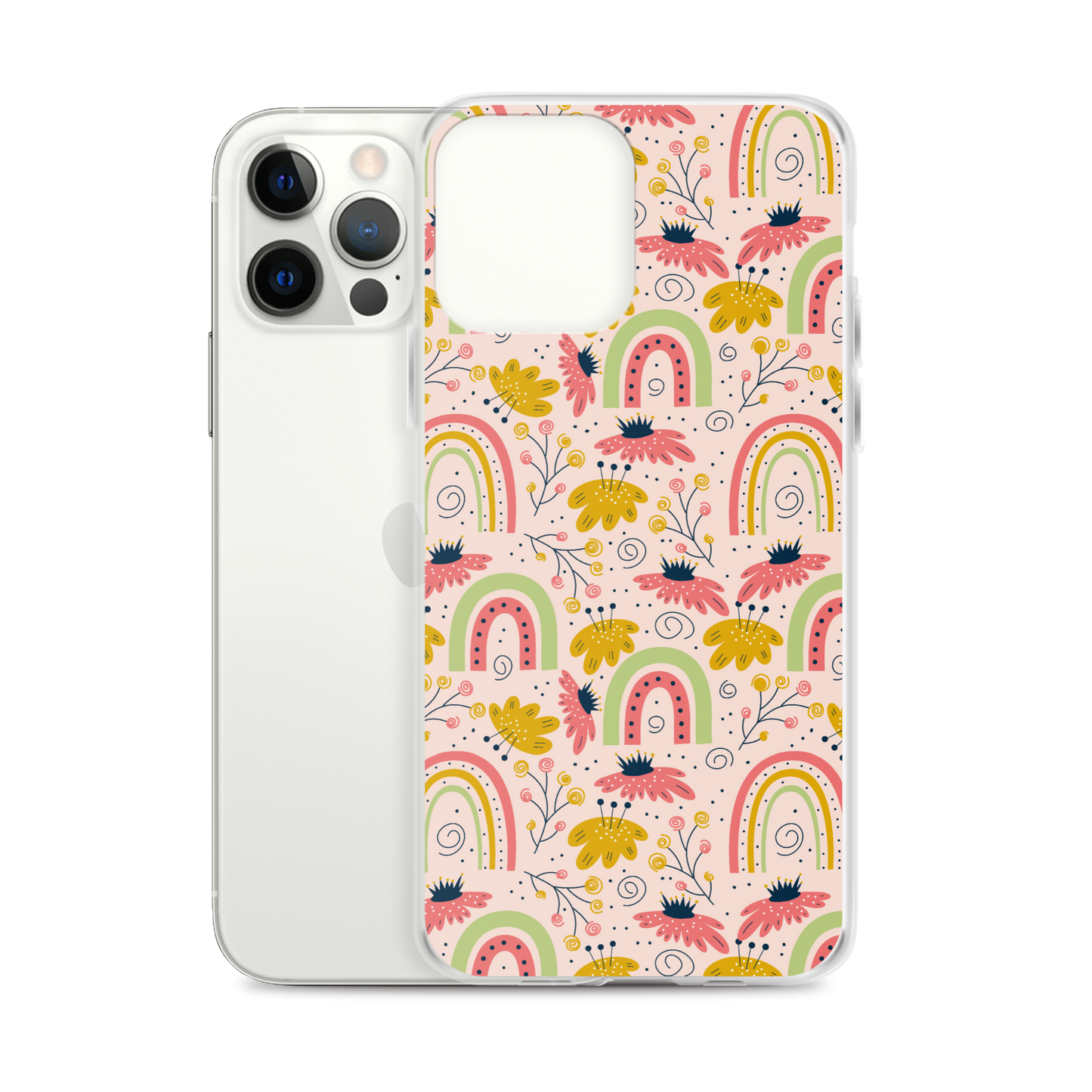 Scandinavian Spring Floral | Seamless Patterns | iPhone Case - #7