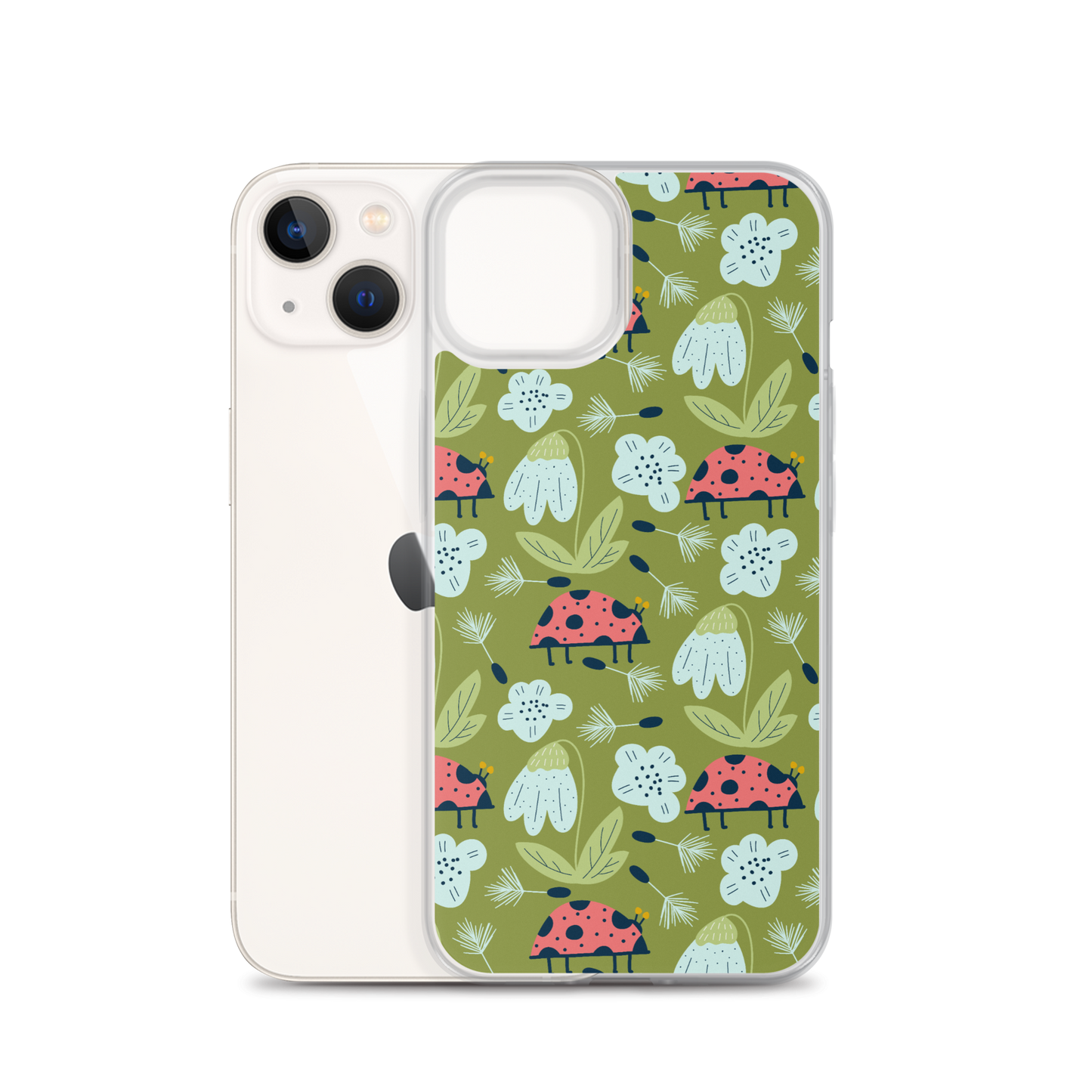 Scandinavian Spring Floral | Seamless Patterns | iPhone Case - #5