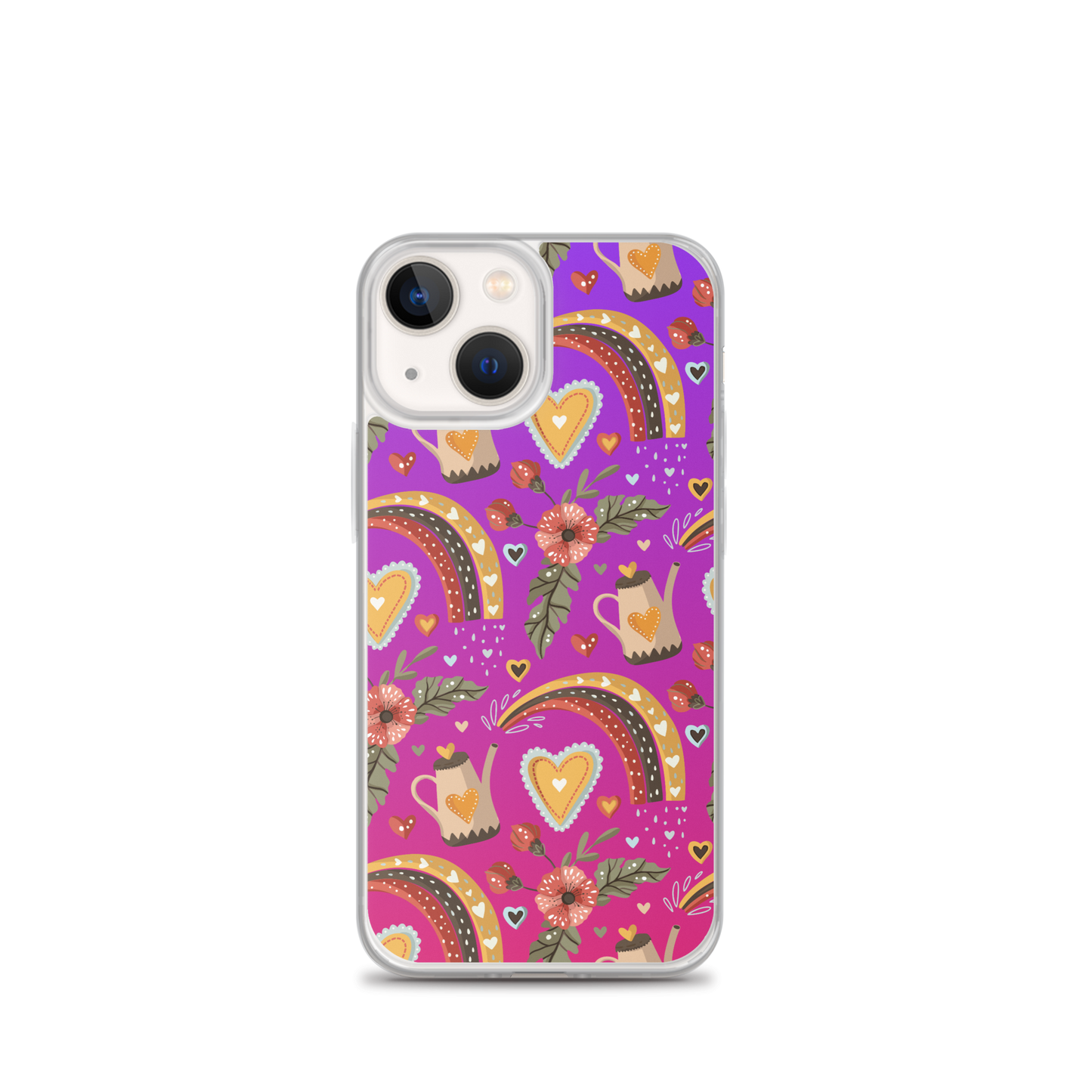 Pink & Purple | Boho Birds Pattern | Bohemian Style | iPhone Case - #6