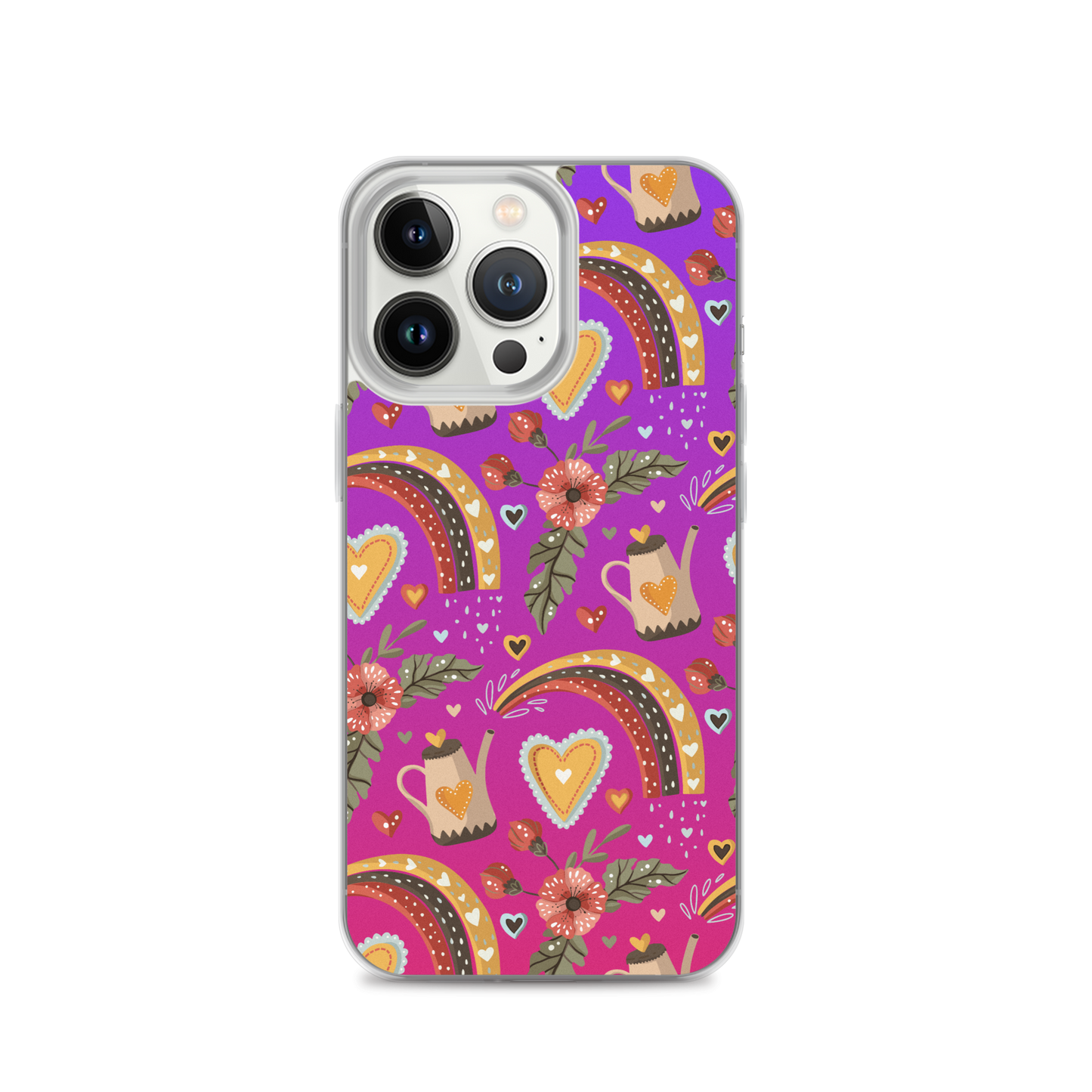 Pink & Purple | Boho Birds Pattern | Bohemian Style | iPhone Case - #6