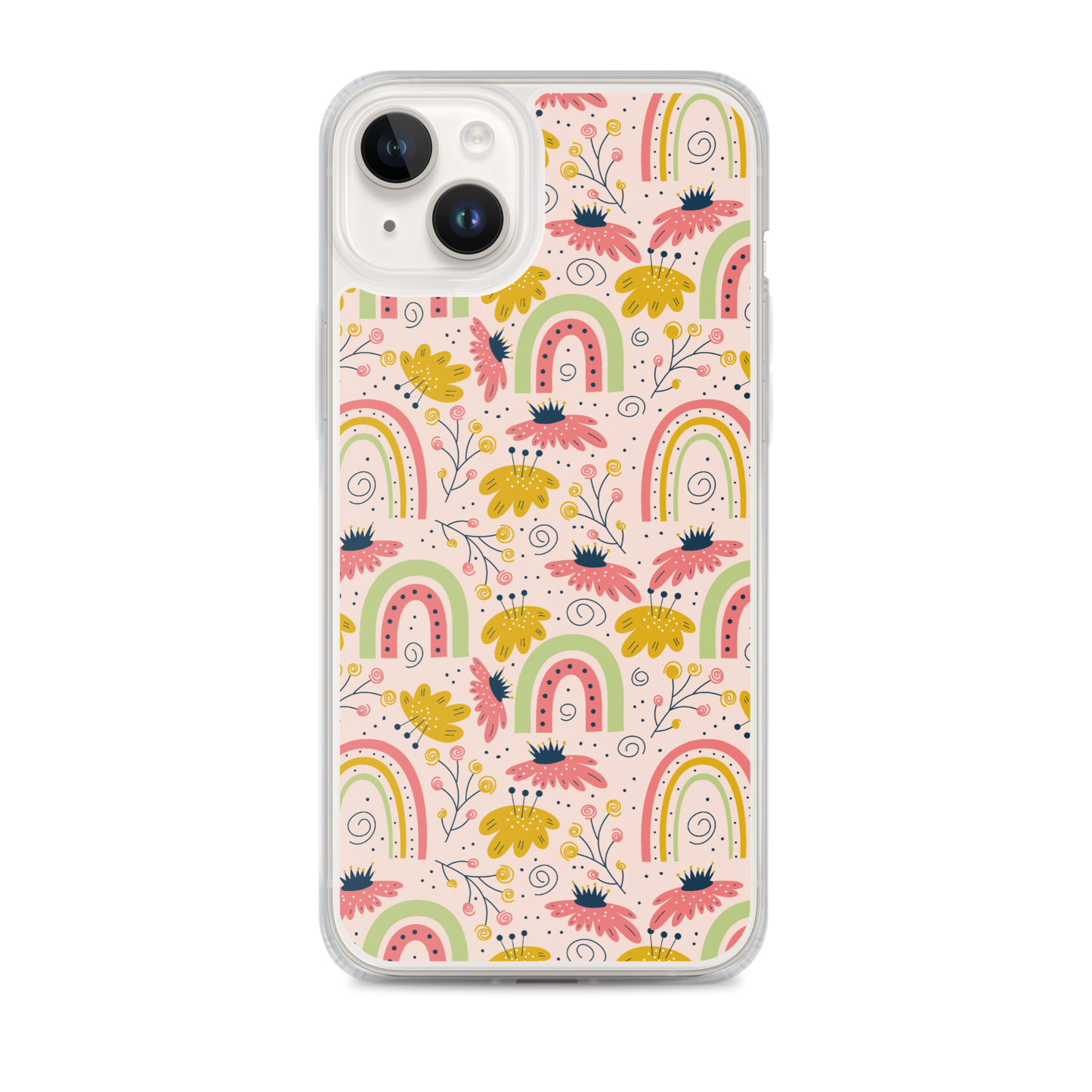 Scandinavian Spring Floral | Seamless Patterns | iPhone Case - #7