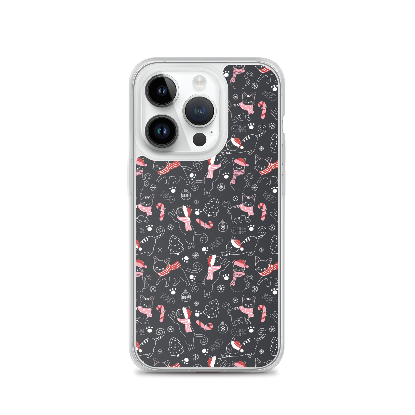 Winter Christmas Cat | Seamless Patterns | iPhone Case - #4