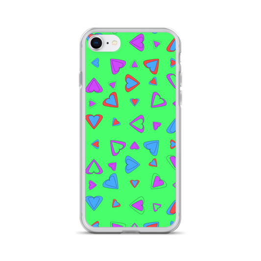 Rainbow Of Hearts | Batch 01 | Seamless Patterns | iPhone Case - #7