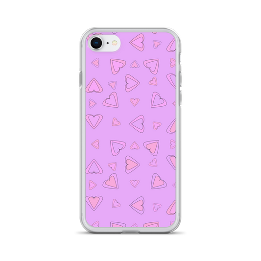 Rainbow Of Hearts | Batch 01 | Seamless Patterns | iPhone Case - #8